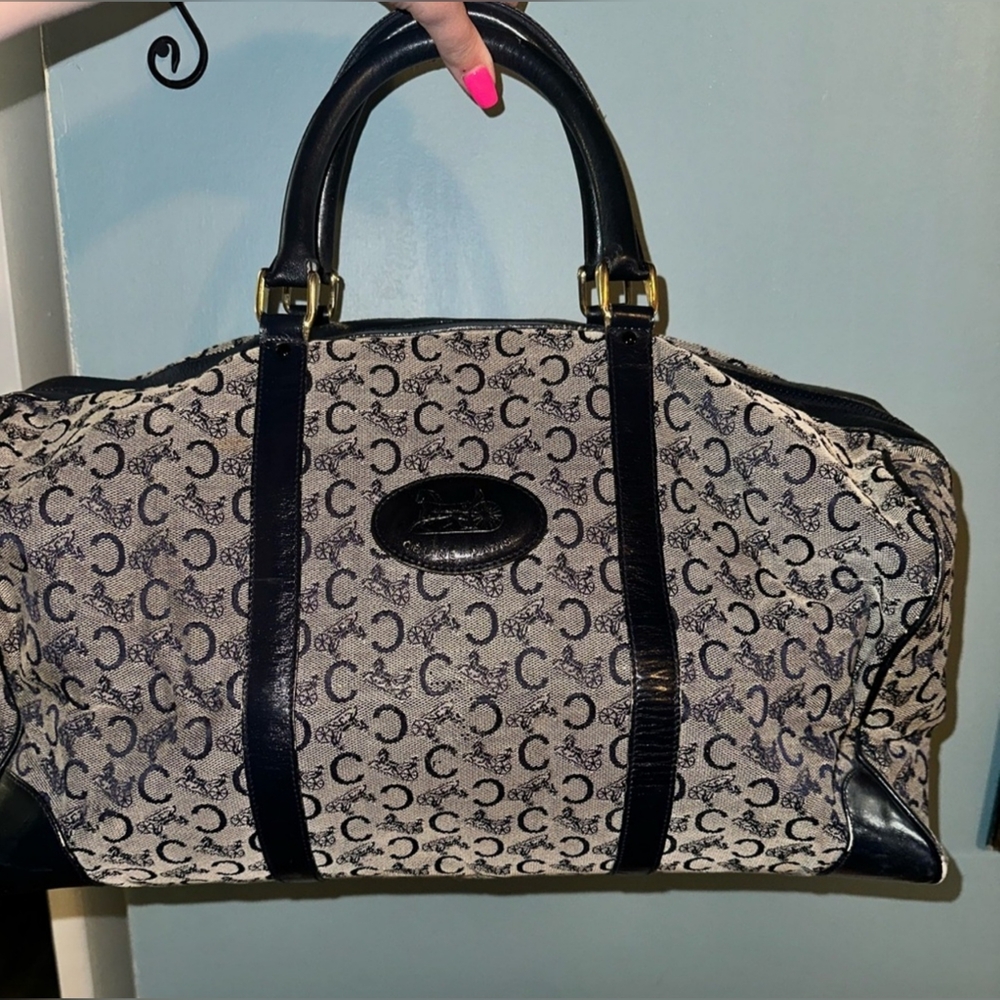 Celine 1970's Logo Doctor Bag